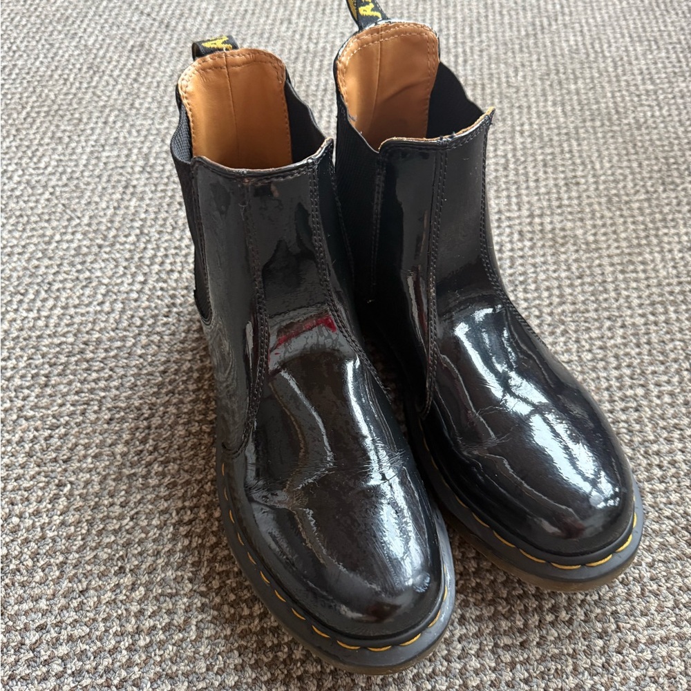 Dr. Martens Shiny Black Boots